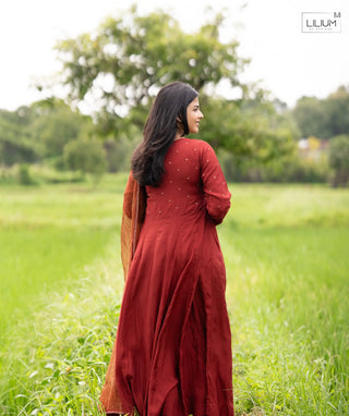 Comfortable casual wear silk kurti 3 piece set