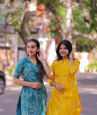 Soft cotton kurti for daily ethnic wear