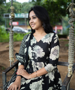 Cotton ethnic wear with dupatta and bottom