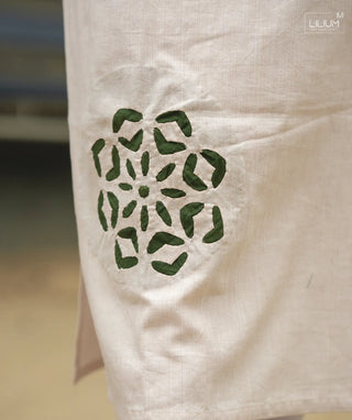 Breathable cotton kurti fabric texture